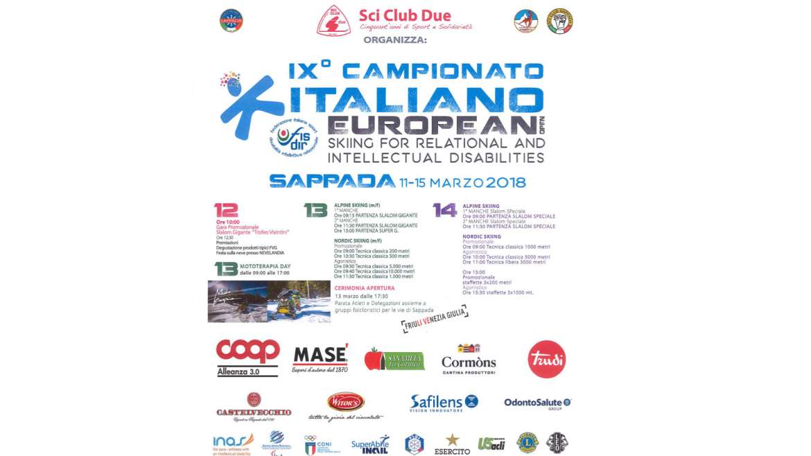 IX Campionato Italiano Federazione Italiana Sport disabilità intellettiva relazionale.